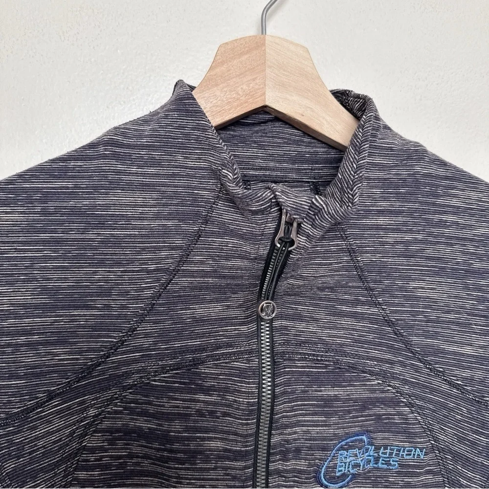 Lululemon Womens 6 Space Dye Active Track Jacket